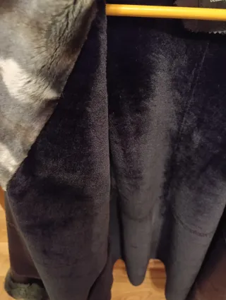 Chaquetón imitación cuero y piel T.58