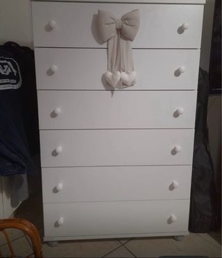 Settimino bianco con fiocco