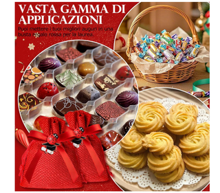 Set 32 Sacchetti Laurea Rossi con Ciondoli