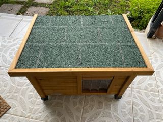 Casa madera gatos Kerbl Rustica exterior