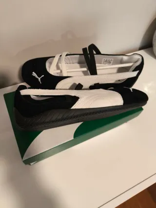 Bailarinas Puma Speedcat Talla 40 Negras/Blancas