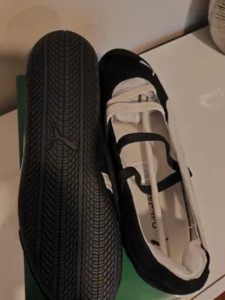 Bailarinas Puma Speedcat Talla 40 Negras/Blancas