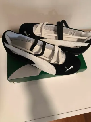 Bailarinas Puma Speedcat Talla 40 Negras/Blancas