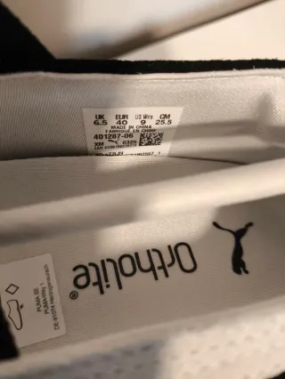 Bailarinas Puma Speedcat Talla 40 Negras/Blancas