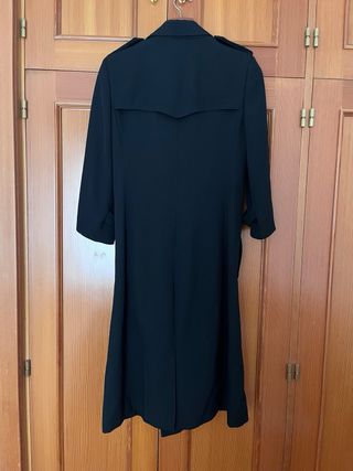 Trench Zara Colección Kate Moss Negro