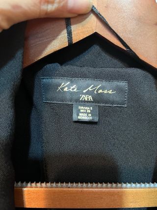 Trench Zara Colección Kate Moss Negro