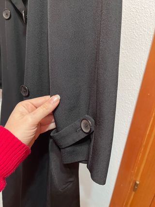 Trench Zara Colección Kate Moss Negro