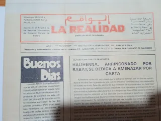 Periódico La Realidad Sáhara España 1975