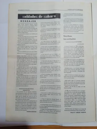 Periódico La Realidad Sáhara España 1975