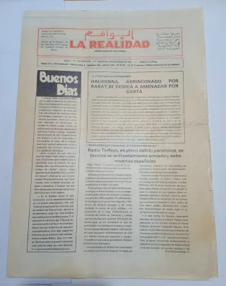 Periódico La Realidad Sáhara España 1975