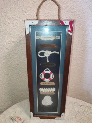 Caja Decorativa Marinera - Botellero de madera