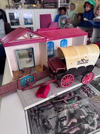 Lote Playmobil Comisaría , colegio y granja