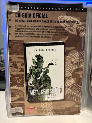 Metal Gear Solid 3: Snake Eater PS2