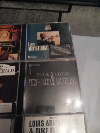 Lote 12 CDs Jazz: Armstrong, Ellington, Fitzgerald