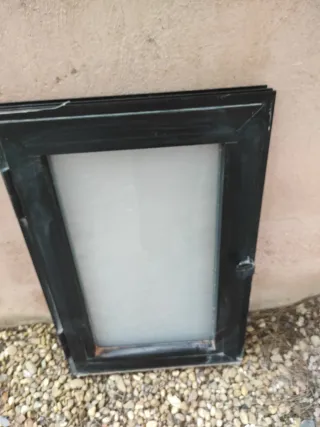 Ventana aluminio cristal reforzado