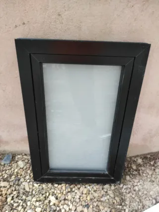 Ventana aluminio cristal reforzado