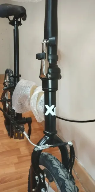 Bicicleta Plegable Negra