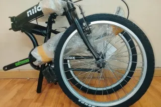 Bicicleta Plegable Negra