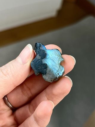 Figura Tortuga Mineral Labradorita