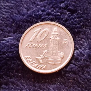 Monedas de 10 pesetas España   1992-93-94-95-96-97