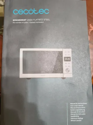Microondas Cecotec Grandheat 2000 Flatbed steel