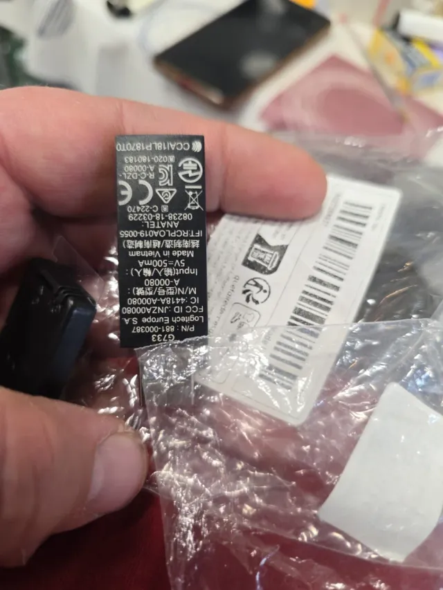 Adaptador Dongle USB Logitech G733 A-00080