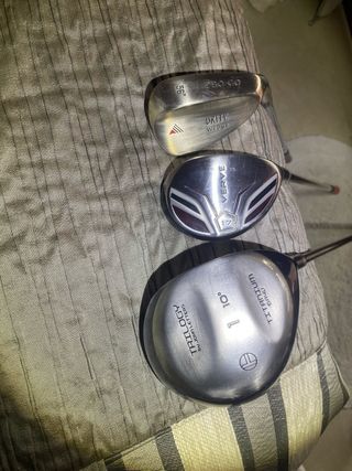 3 Palos de Golf: Wedge, Híbrido y Driver