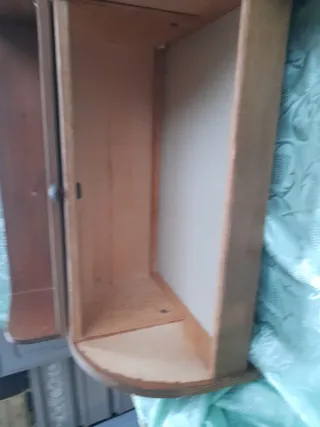 Antico cestino porta pane in legno