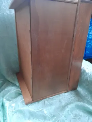 Antico cestino porta pane in legno