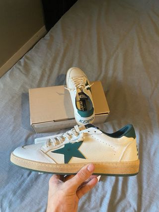 Golden Goose Ballstar Blancas/Verdes talla 43