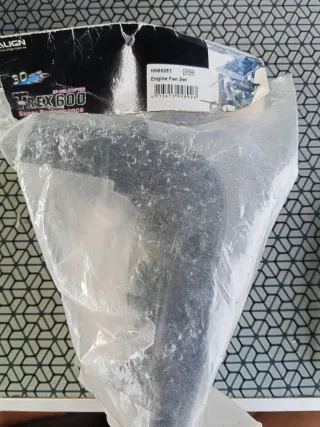 Trex 600 Nitro Helicopter Cubierta Ventilador