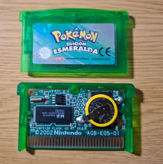 Pokémon Esmeralda GBA Cartucho Juego