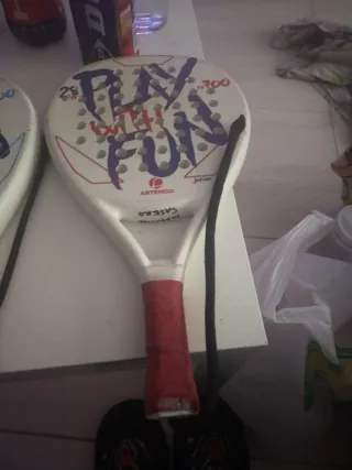 Raqueta pádel Vairo 5.1 + Pelota están como se ven