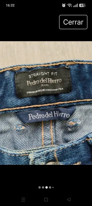Vaquero Pedro del Hierro azul