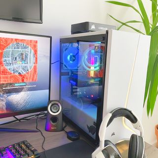 PC Gaming Luxo Corsair White • Ryzen 9 • RX 6800 X