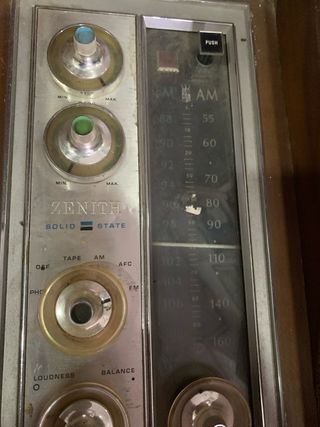 Radio Tocadiscos Antiguo Madera