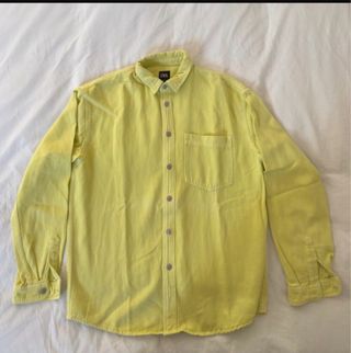 Sobrecamisa hombre Zara amarillo lima