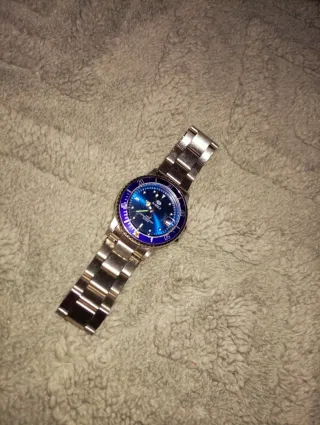 Reloj Marea Azul y Plateado de segunda mano