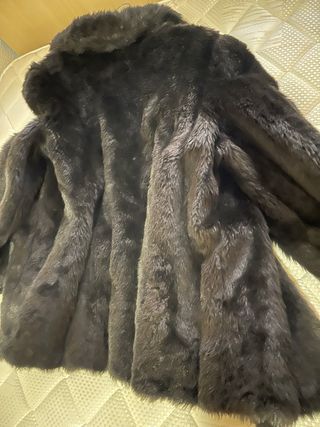 Chaquetón pelo sintético talla 46