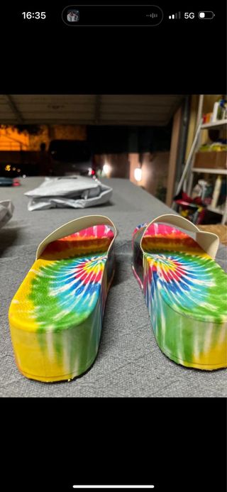 Chanclas Tie Dye Talla 42