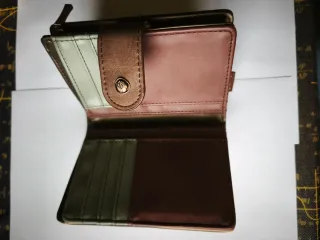 Cartera Anekke Marrón y Verde