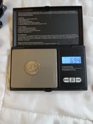 Moneda Suecia 1 Corona 1962 Plata 400