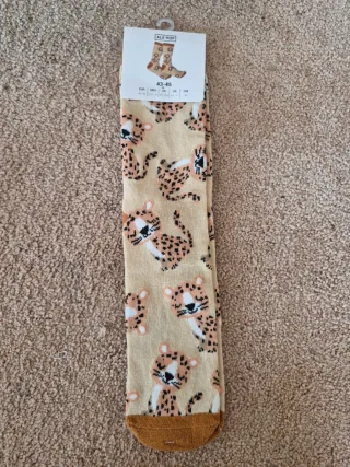 Calcetines ALE-HOP Gato/Tigre Talla 43-46