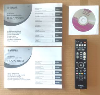 Receptor AV Yamaha RX-V583 con mando