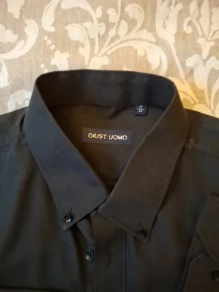 Camicia GIUST UOMO uomo nera