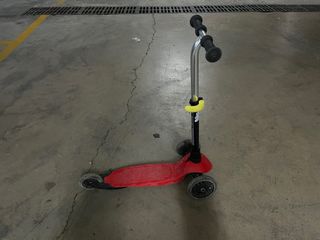 Patinete infantil 3 ruedas rojo