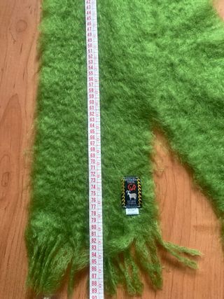 Bufanda verde Ezcaray mohair