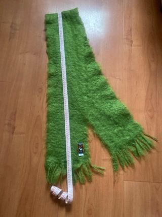 Bufanda verde Ezcaray mohair