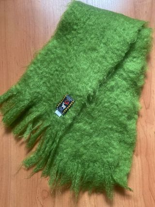 Bufanda verde Ezcaray mohair