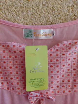 Pijama Verano Niña Oso Rosa Talla XL